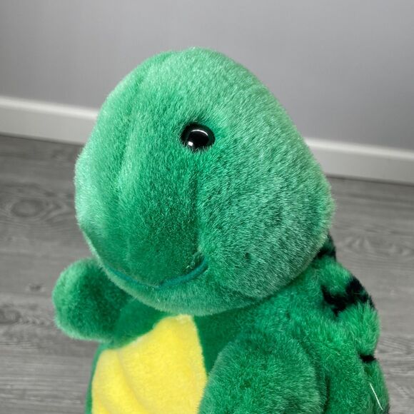 Vintage Mary Meyer Turtle Tortoise 10in Plush Green Yellow Stuffed Animal Rare - Picture 5 of 11